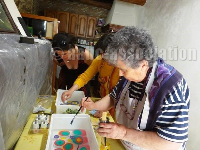 Stage marbrure à l'ARRA
