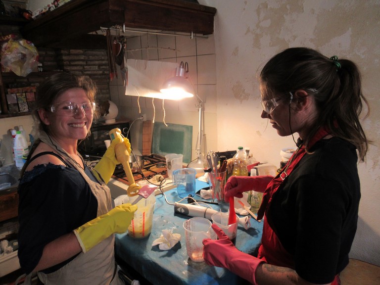 stagiaires en action
